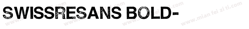 SwissReSans Bold字体转换